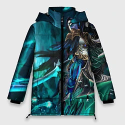 Куртка зимняя женская Dota 2 Abaddon, цвет: 3D-черный