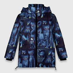 Куртка зимняя женская Хагги Вагги паттерн, цвет: 3D-черный