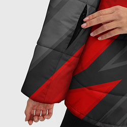 Куртка зимняя женская Daewoo sports racing, цвет: 3D-черный — фото 2