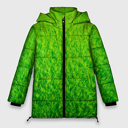 Куртка зимняя женская Трава зеленая, цвет: 3D-красный