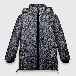 Куртка зимняя женская Минималистический паттерн, цвет: 3D-красный