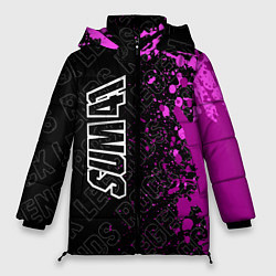 Куртка зимняя женская Sum41 rock legends: по-вертикали, цвет: 3D-черный