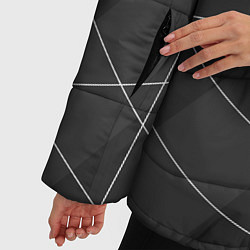 Куртка зимняя женская Клубок ниток, цвет: 3D-светло-серый — фото 2