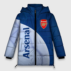 Куртка зимняя женская Arsenal Мяч, цвет: 3D-красный