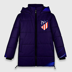 Женская зимняя куртка Фк Atletico абстракция