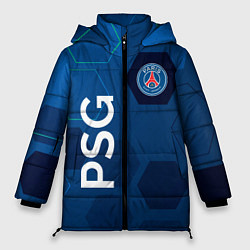 Женская зимняя куртка PSG абстракция