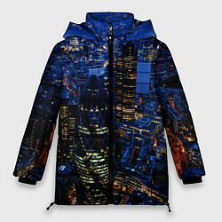 Куртка зимняя женская Лондон сити, цвет: 3D-светло-серый