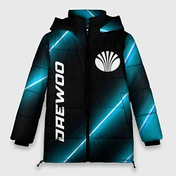 Куртка зимняя женская Daewoo неоновые лампы, цвет: 3D-черный
