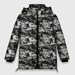 Куртка зимняя женская Камуфляж URBAN городской, цвет: 3D-черный