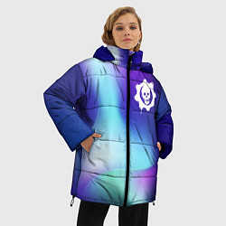 Куртка зимняя женская Gears of War northern cold, цвет: 3D-черный — фото 2