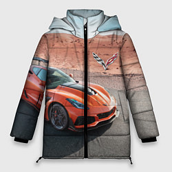 Женская зимняя куртка Chevrolet Corvette - Motorsport - Desert
