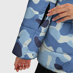 Куртка зимняя женская Камуфляж ВМФ цифра крупный, цвет: 3D-светло-серый — фото 2