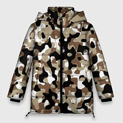 Куртка зимняя женская Камуфляж Open Terrain, цвет: 3D-светло-серый