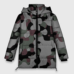 Куртка зимняя женская Камуфляж Urban Night, цвет: 3D-черный