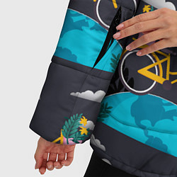 Куртка зимняя женская Велопрогулка, цвет: 3D-светло-серый — фото 2