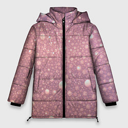 Куртка зимняя женская Pink bubbles, цвет: 3D-красный
