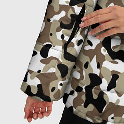 Куртка зимняя женская Камуфляж зимний лес - мелкий, цвет: 3D-светло-серый — фото 2