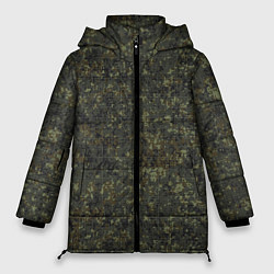 Куртка зимняя женская 4 цветная цифра ВКБО, цвет: 3D-черный