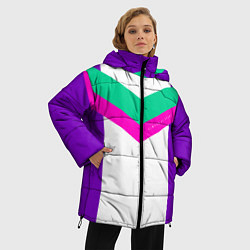 Куртка зимняя женская Always in sports сиреневый, цвет: 3D-светло-серый — фото 2