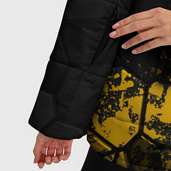 Куртка зимняя женская Имперская геометрия, цвет: 3D-черный — фото 2