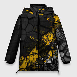 Куртка зимняя женская Имперская геометрия, цвет: 3D-светло-серый