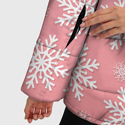 Куртка зимняя женская Снегопад, цвет: 3D-черный — фото 2
