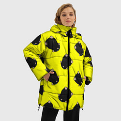 Куртка зимняя женская Кротовуха, цвет: 3D-красный — фото 2