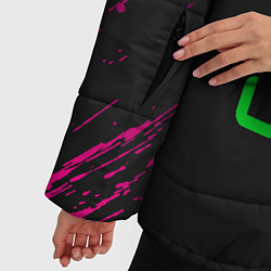 Куртка зимняя женская CS GO Splashes, цвет: 3D-светло-серый — фото 2