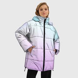 Куртка зимняя женская Heart love, цвет: 3D-светло-серый — фото 2