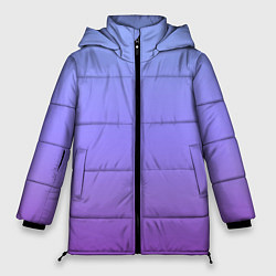 Куртка зимняя женская Фиолетовый градиент, цвет: 3D-черный