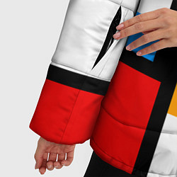 Куртка зимняя женская Как свитер из 80х FIRM, цвет: 3D-светло-серый — фото 2