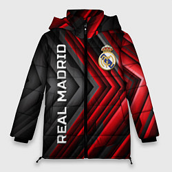 Куртка зимняя женская Real Madrid art, цвет: 3D-красный