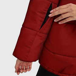 Куртка зимняя женская Спортивная геометрия, цвет: 3D-светло-серый — фото 2