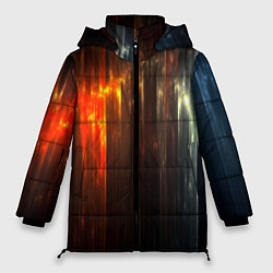 Куртка зимняя женская Космос сияние, цвет: 3D-красный