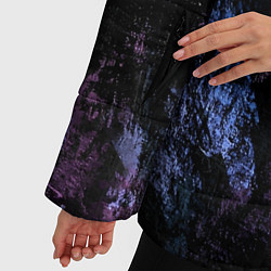 Куртка зимняя женская Неоновые пятна краской, цвет: 3D-светло-серый — фото 2