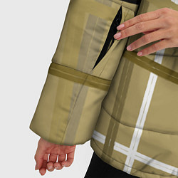 Куртка зимняя женская Светлый квадрат, цвет: 3D-красный — фото 2