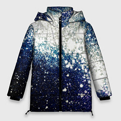 Куртка зимняя женская Необъятные просторы вселенной, цвет: 3D-красный