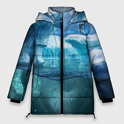 Женская зимняя куртка Subnautica - КРАБ на леднике