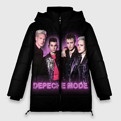 Женская зимняя куртка 80s Depeche Mode neon