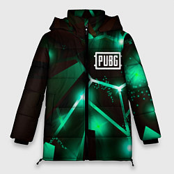 Куртка зимняя женская PUBG разлом плит, цвет: 3D-черный