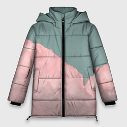 Куртка зимняя женская Облака и небо, цвет: 3D-светло-серый