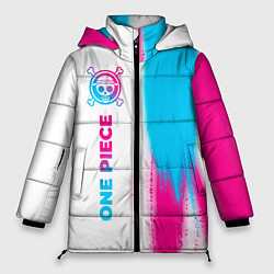 Куртка зимняя женская One Piece neon gradient style: по-вертикали, цвет: 3D-черный