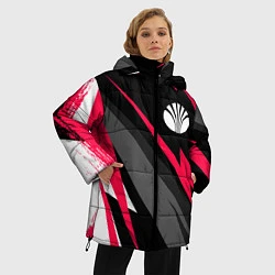 Куртка зимняя женская Daewoo fast lines, цвет: 3D-черный — фото 2