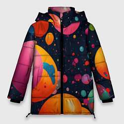 Куртка зимняя женская Море шаров, цвет: 3D-светло-серый