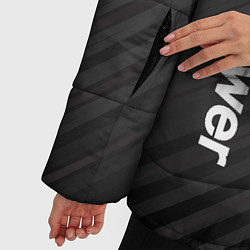 Куртка зимняя женская BMW power m, цвет: 3D-черный — фото 2