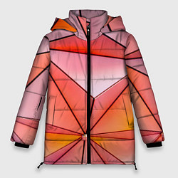 Куртка зимняя женская Розовый обман зрения, цвет: 3D-светло-серый