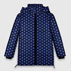Куртка зимняя женская Ясна3 - Цветок жизни мал, цвет: 3D-черный