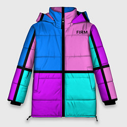 Куртка зимняя женская Firm аля 80-е, цвет: 3D-красный