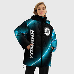 Куртка зимняя женская Yamaha неоновые лампы, цвет: 3D-черный — фото 2