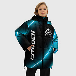 Куртка зимняя женская Citroen неоновые лампы, цвет: 3D-черный — фото 2